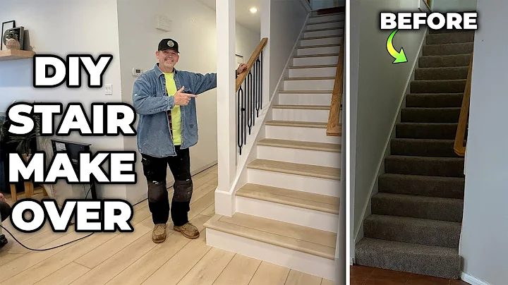 DIY STAIR MAKEOVER | Step By Step Guide!