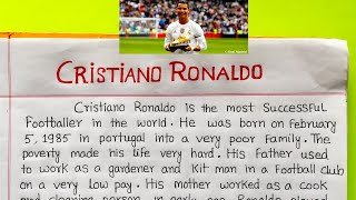 🔥Biography Of Cristiano Ronaldo | Profile/Autobiography/Story Writing on Cristiano Ronaldo