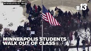 Minneapolis students walk out of school