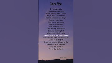 Thumbnail of NEONI - Dark Side (Lyrics) #lyrics #musiclyrics #song #darkside #neoni