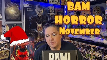🔥☠️ Unboxing Bam Box Horror November!  Mystery Horror Box @bigbeastliveshow