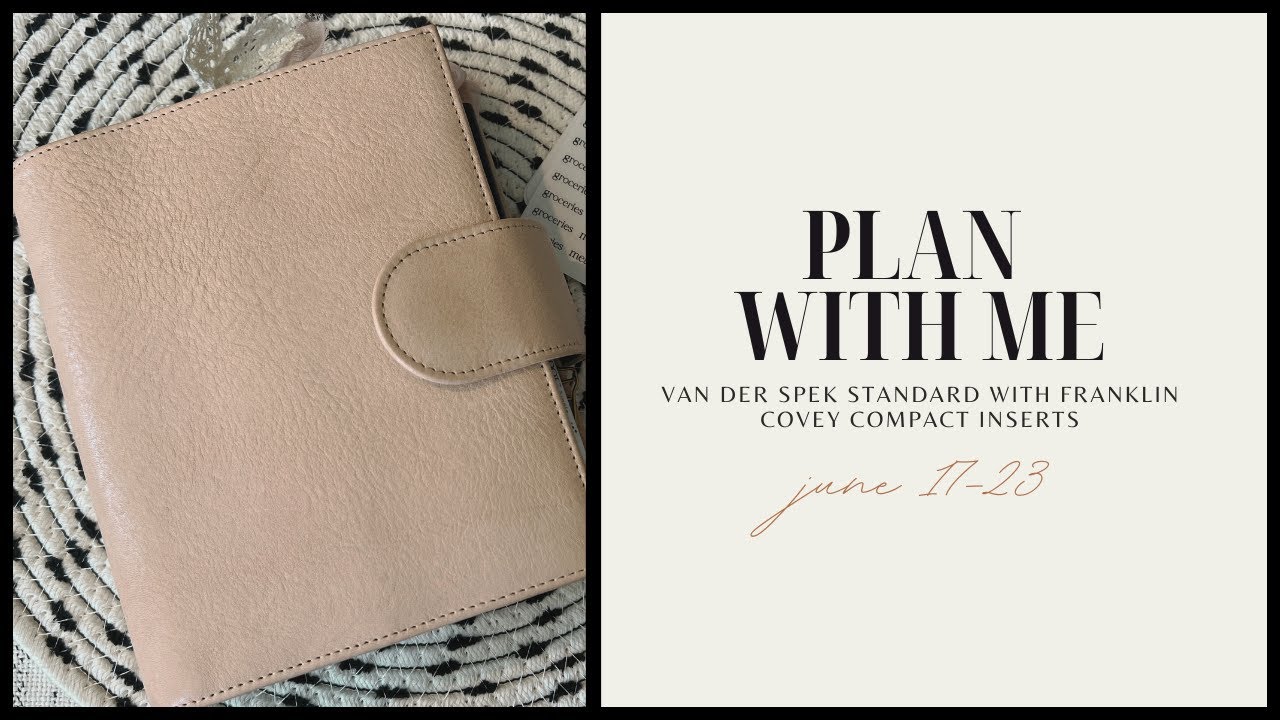 Plan with Me in my VDS Undyed Nubuck Ecume with FC Compact Inserts | Personal Planner #pwm #fcc