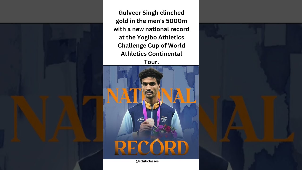Gulveer Singh Sets A New National Record In Men S 5000m Newsofthedaybysc Nodbysc Gulveersingh
