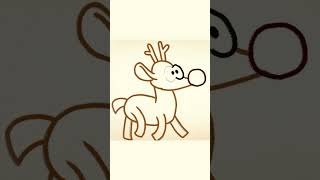 Como desenhar cervos 🦌 com Om Nom #cartoon #deer #omnom