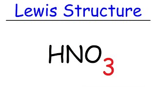 HNO3 هيكل لويس - حمض النيتريك