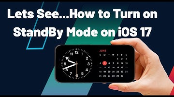How to Enable StandBY Mode on iPhone iOS 17 | What is StandBy Mode on iPhone - iOS 17