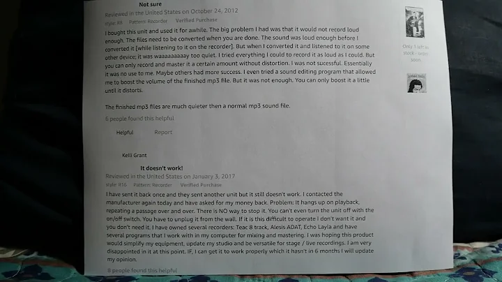 ZOOM R24 Multitrack Recorder Sample Issues...