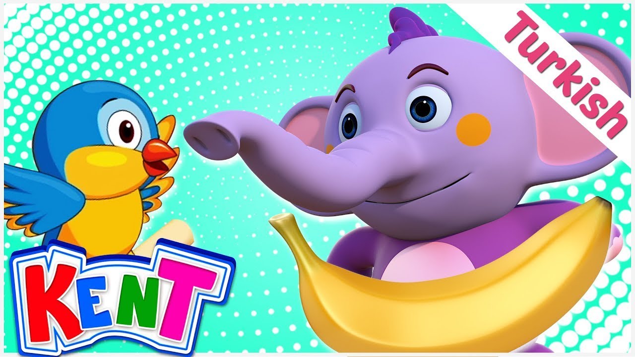 ⁣Kent The Elephant | Kayıp Muz Bulma | Çocuklar İçin Öğrenme Videoları | Sevimli Fil Kent