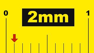 Where Is 2 Millimeters 2mm on a Ruler or Tape Measure