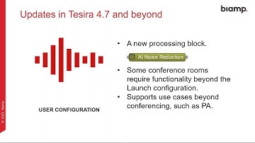 Biamp- AI Noise reduction and Deverberation - Webinar