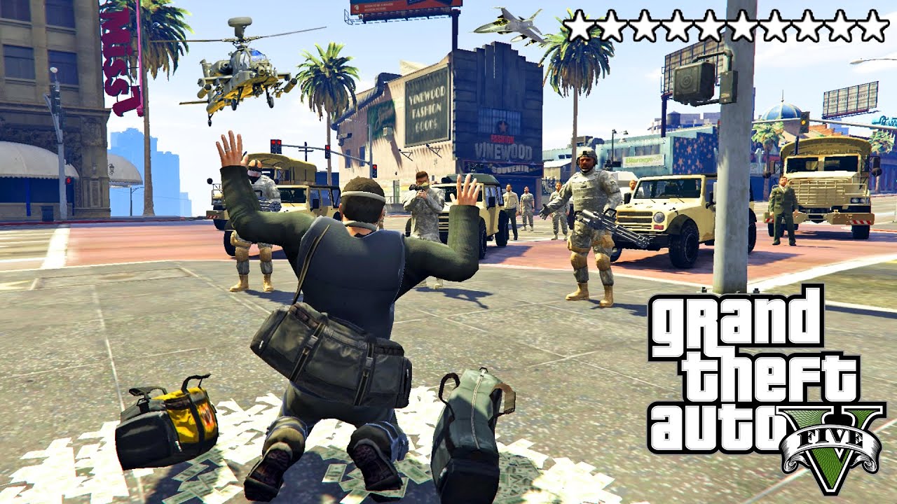 ثمن الحرية باهض 10 نجمات في جي تي أي 5 | GTA V Michael's Liberty