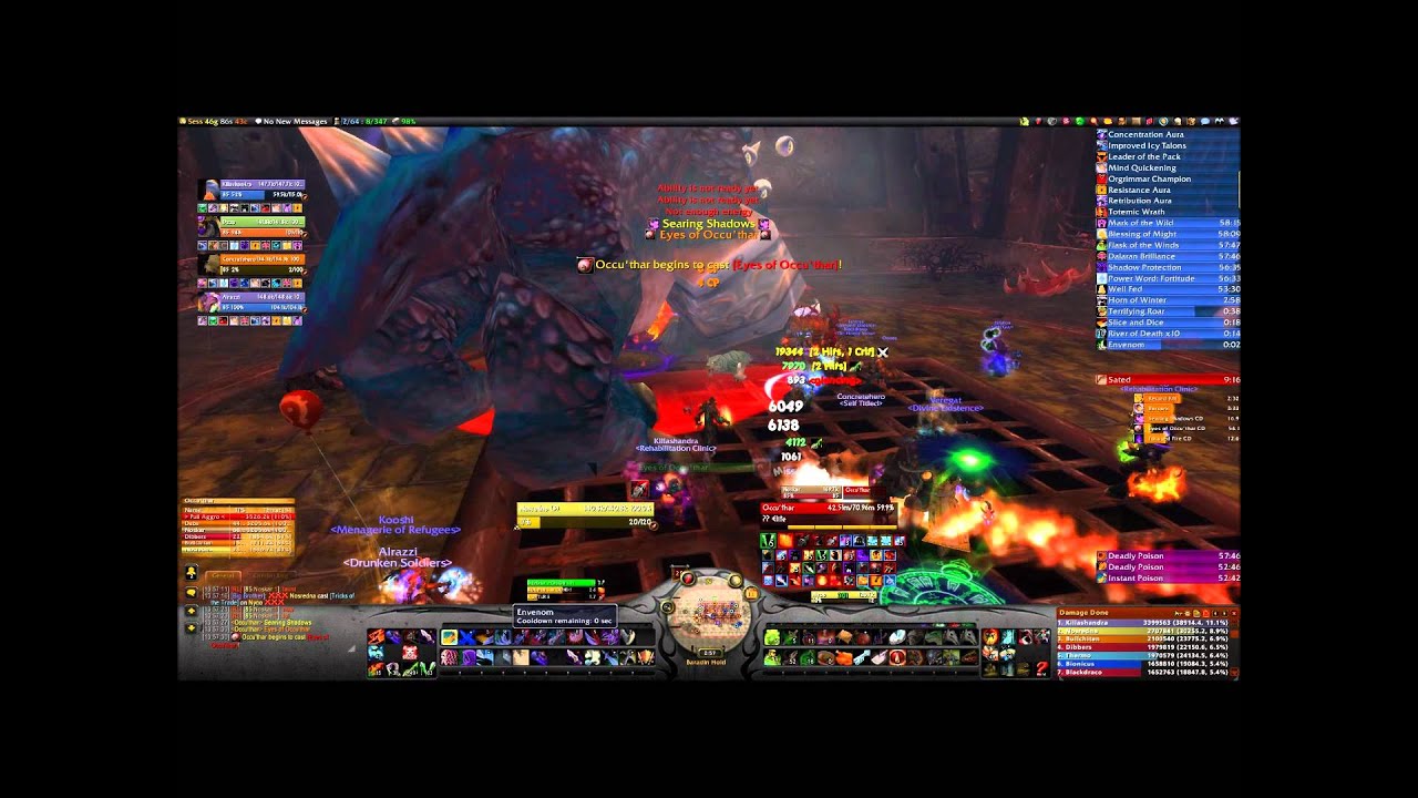Baradin Hold Occu'thar 25man assassination rogue PoV