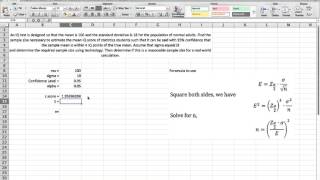 How To Calculate Sample Size To Contruct A Confidence Interval With Given Margin Error
