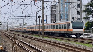 JR東日本E233系0番台 都トタH56編成・グリーン車組み込み試運転(2024.4.12)