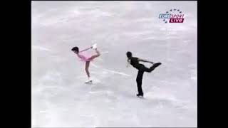 2008 YukoKavaguti  Alexander Smirnov figure skating Japan Russia . фигурное катание Япония Россия