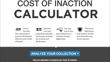 The Cost of Inaction Calculator Rationale