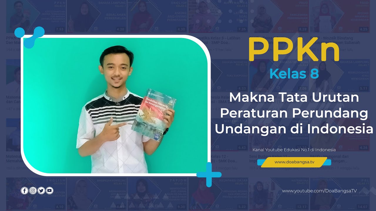 PPKn Kelas 8 Makna Tata Urutan Peraturan Perundang Undangan Di