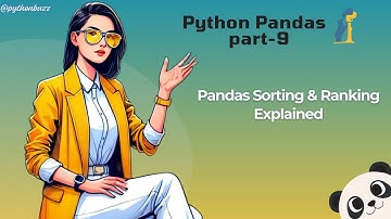 #9 How to Sort & Rank Data in Pandas: Step-by-Step Guide!#dataanalysis #python3 #pythonlearning