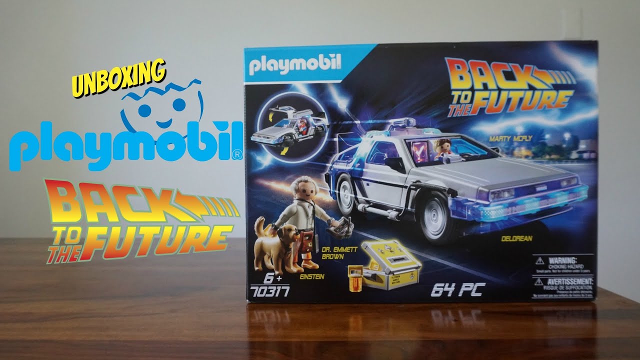 Unboxing: Playmobil Back to the Future DeLorean - YouTube