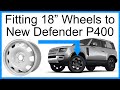 Fitting to smaller 18 wheels to new defender p400 with 20 wheels