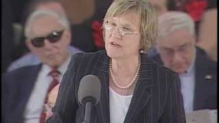 Drew Faust at Harvard Commencement 2010