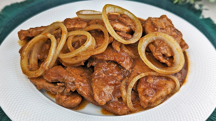 This Filipino meat recipe surprised me with simplicity and tenderness of the meat!