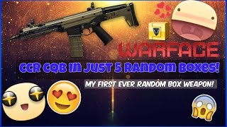 Warface:- OMG What just happened! :o CCR CQB in 5 Boxes!
