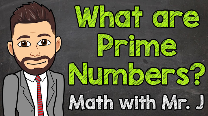 What are Prime Numbers? | Math with Mr. J