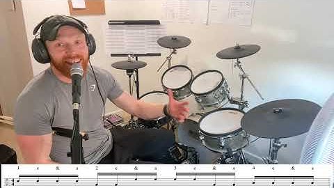Drum Fill Of The Week 06/09/2021 - Simple Linear 16th Note Fill
