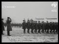 Armed forces raf air marshal sir hugh trenchard inspects apprentices at passingout parade 1927