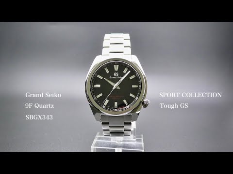 Grand Seiko SBGX343 9F Quartz SPORT COLLECTION Tough GS - YouTube