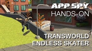 TransWorld Endless Skater | iOS iPhone / iPad Hands-On - AppSpy.com screenshot 4