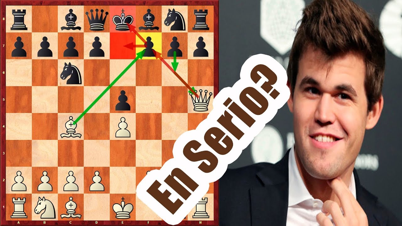 HAHAHA! A Carlsen intentan dar el Mate Pastor en 4 