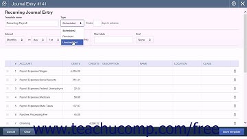 QuickBooks Online Plus 2015 Tutorial Manually Recording External Payroll Intuit Training