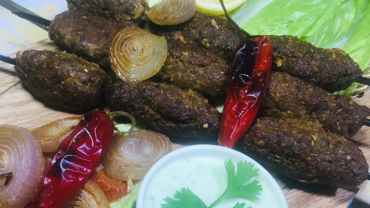 How to make juicy Kafta kebabs at home/kata kabab/sheekh kabab/peshwari ...