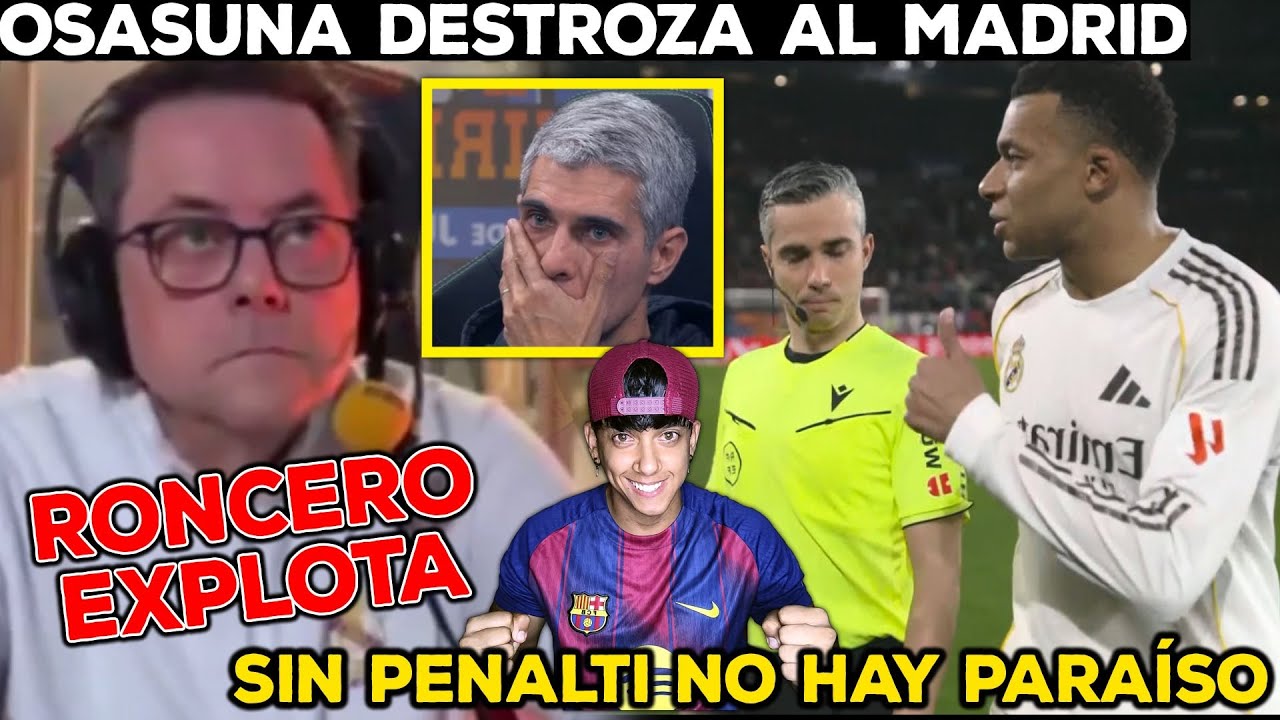 El OSASUNA DESTROZA al REAL MADRID💥‼️ Nuevo RIDÍCULO y el MADRIDISMO EXPLOTA🔥