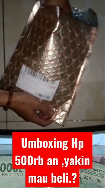 Unboxing hp 500rb an 😳
