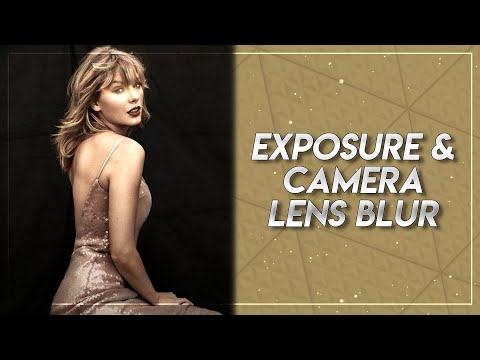 EXPOSURE + CAMERA LENS BLUR SETTINGS | AFTER EFFECTS