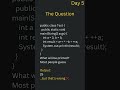 Tricky Java Interview Question Explained in 20 Seconds | Java Coding Q&A #coding #java #interview