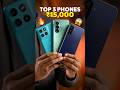 Under ₹15k • Top 3 Smartphones ⚡ #shorts #smartphone #top3 #top3phones #realme #samsung #motorola
