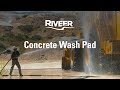 Heavy Equipment Concrete Wash Pads