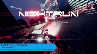 Night Run: Cyberpunk Endless Runner on a Motorbike (Playtest Gameplay) screenshot 5