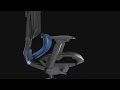 ADAPWORK S2 Mesh Senior ErgoChair. Adjustable lumbar support with locking mechanism.