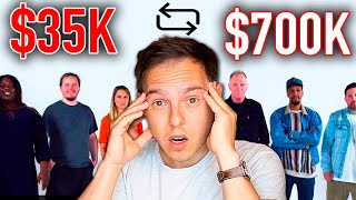 Millionaire Reacts: Guessing Stranger's Income!