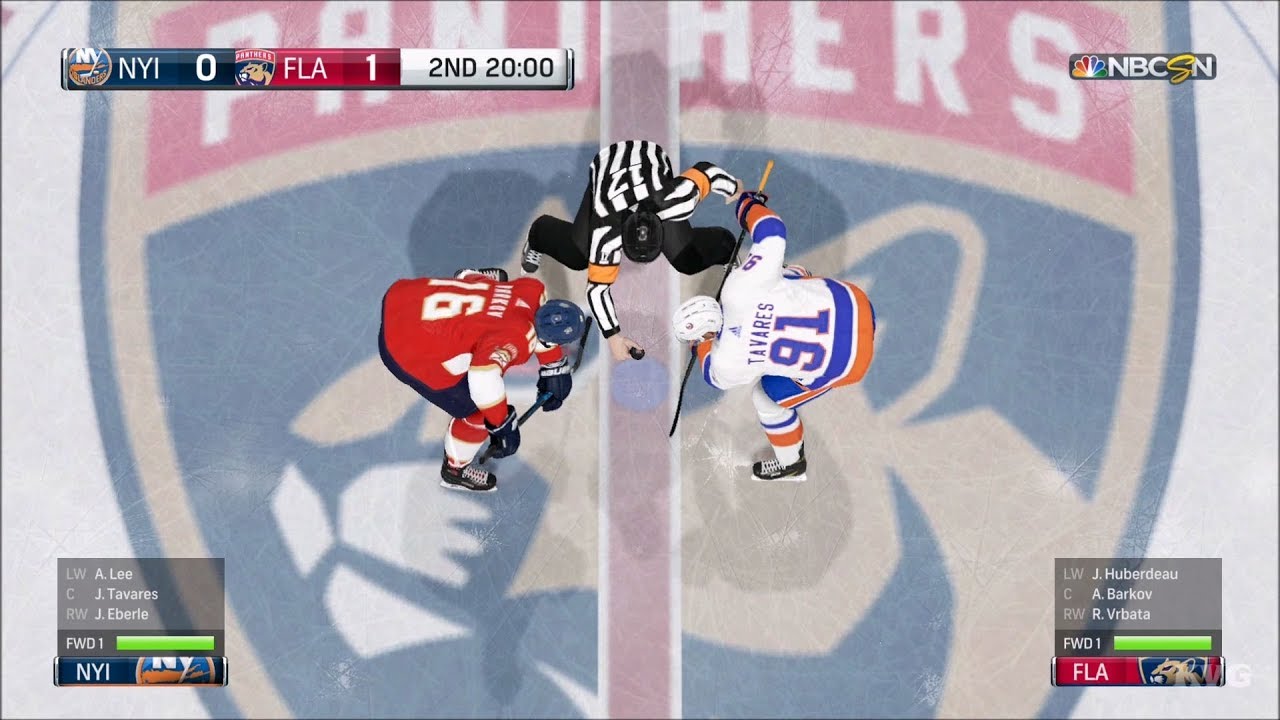 NHL 18 - Florida Panthers vs New York Islanders - Gameplay (HD) [1080p60FPS]