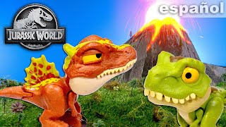 ¡Recrear el Mundo Jurásico con cosas que teníamos en casa! | JURASSIC WORLD