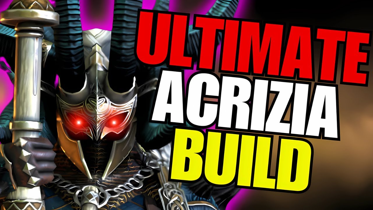 Maximizing Your Acrizia Build!!! Raid: Shadow Legends