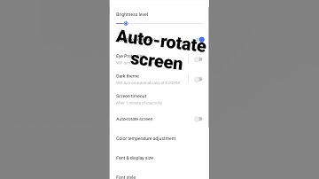 Aotu-rotate screen | how to Auto rotate screen on kese kare #shortvideo #youtubeshorts