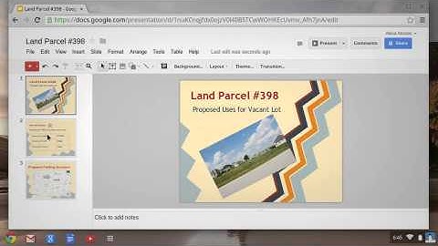 Chromebook: Open and edit a presentation