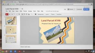 Chromebook: Open and edit a presentation